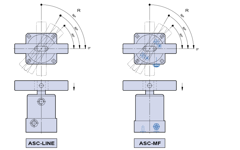 ASC-Double Side Swing Clamp